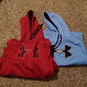 Like new under armour hoody set